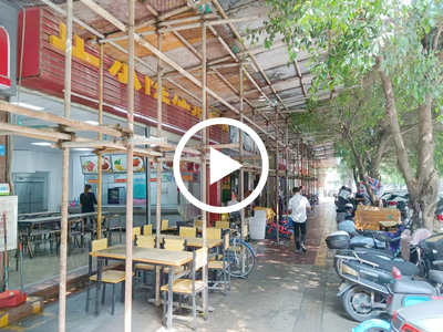 長安烏沙餐飲店轉讓【雙面門帶閣樓可住人，周邊工業園，合適各種餐飲項目】可外擺