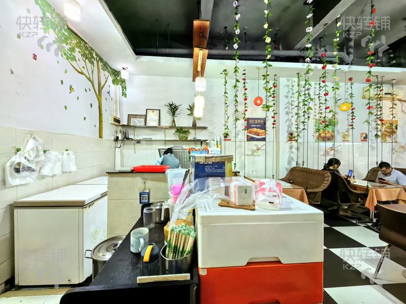 大朗‘水口市場’奶茶店+樓上出租房，整幢轉讓【樓上收租可抵夠店租，對面超市，美食街、后面市場，可做24小時】