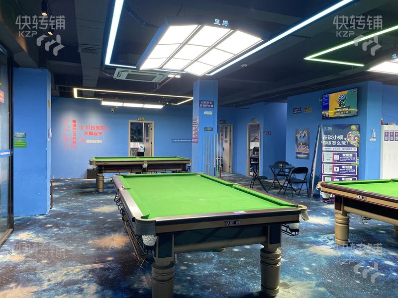 長安鎮“萬科廣場”24h自助臺球轉讓【內設桌球、棋牌，消費力強，可以拓展經營項目】