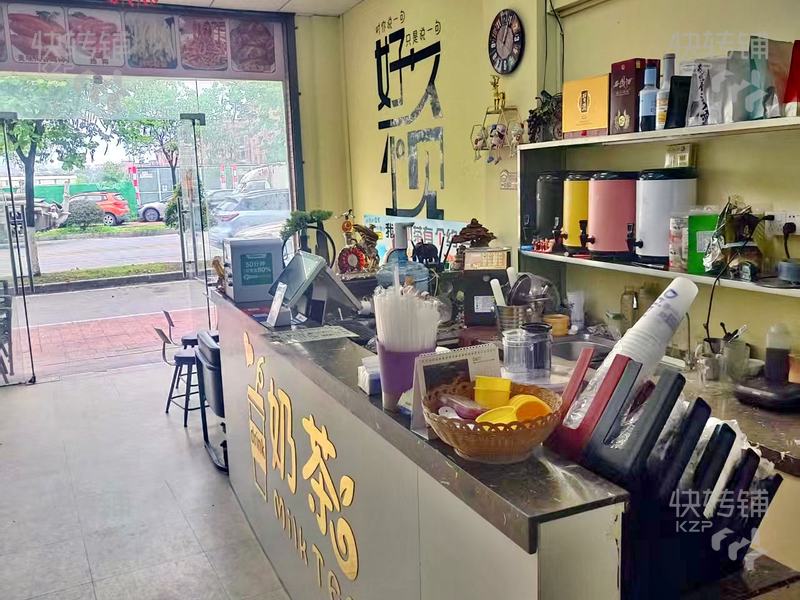 萬江大新路奶茶店轉讓【上下二層、門口能外擺，夜市美食一條街、住宅公寓圍繞】