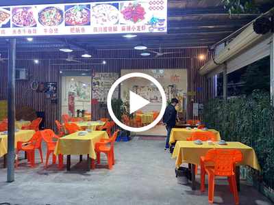 给钱就转，清溪渔梁围餐饮宵夜店转让【大转角位，周围全工业区，门口可外摆，周边无竞争】
