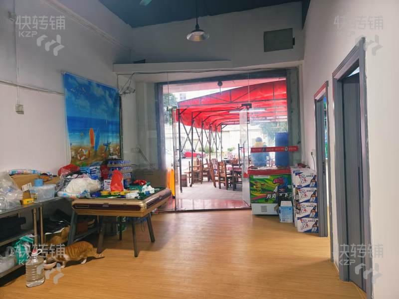 寮步鎮龍泉路夜宵店3.8w低價轉讓+門口空地出租做早餐【夜市街、工業區，附近住宅、公寓集中，門口可以外擺，人流穩定】