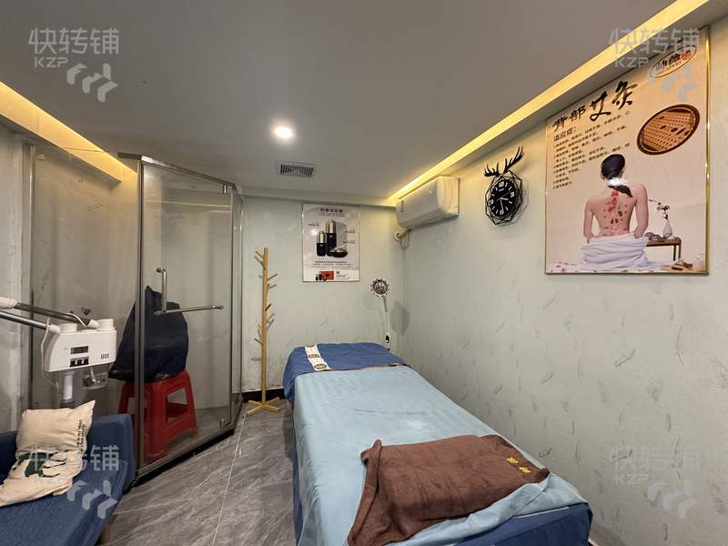 橫瀝‘村尾市場’頭療美容養生館轉讓【4年老店、有穩定會員、住宅人流密集、有中小學校、商場市場、夜市環繞】