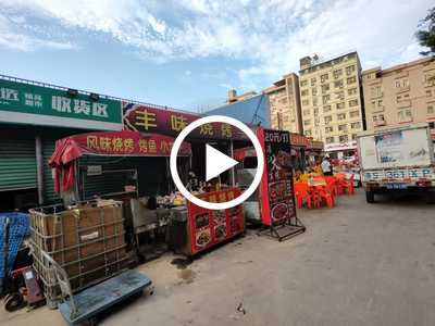 急轉！大朗水平荔鄉市場門口夜宵燒烤店轉讓 營業額6000【四個門面、轉角路口處、旁邊有蜜雪冰城和學校】下午四點后聯系