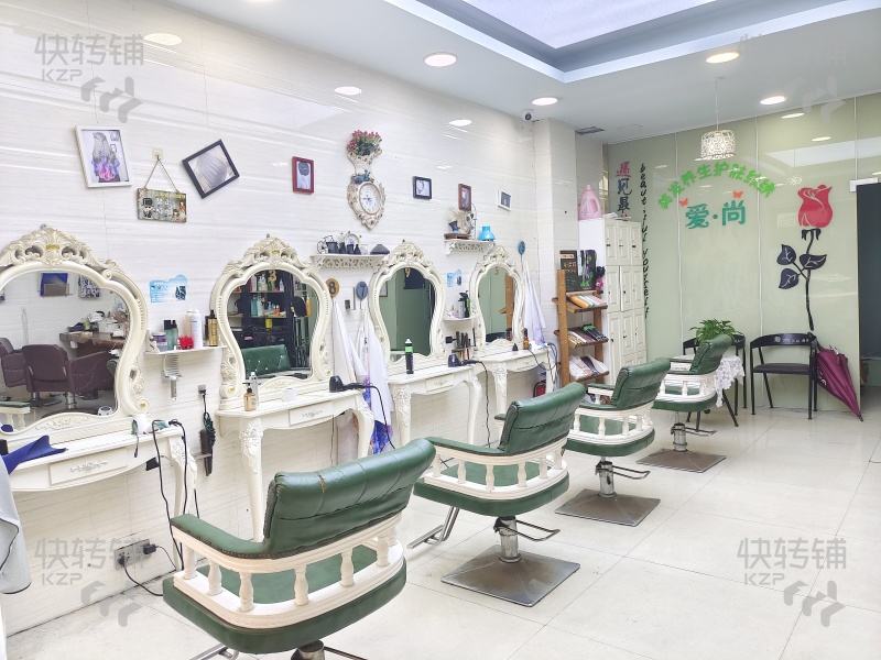 黃江永怡街美容美發轉讓/可空轉【9年老店，會員400、十字路口、周邊工業區、學校、住宅密集，不愁客源】