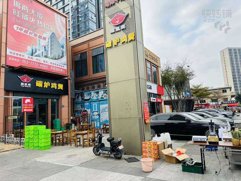 急转包押金。南城‘众利路’餐饮火锅店转让【处美食商业街、招牌醒目、以工业园、酒店公寓、小区为主，上下两层】