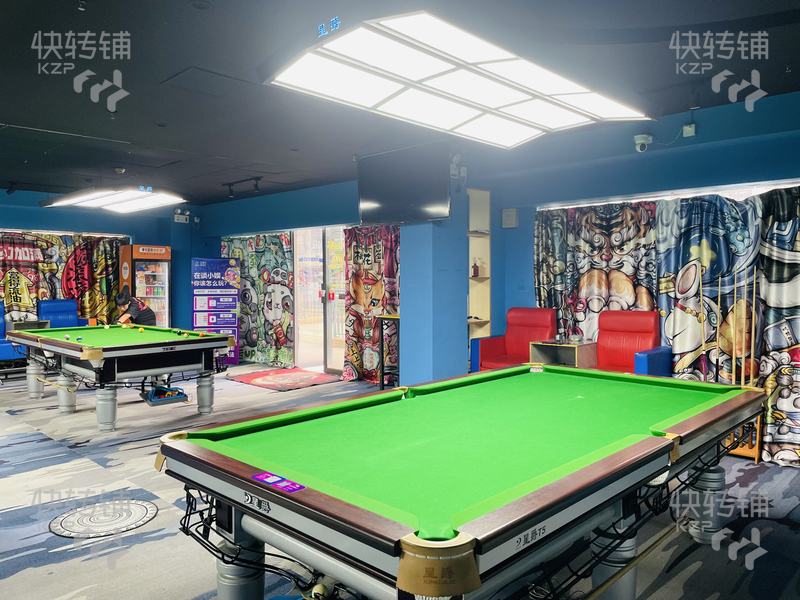 常平‘都市華府’臺球棋牌店轉(zhuǎn)讓【常平CBD商圈，三座富人小區(qū)圍繞，6張臺球桌，2個麻將房】