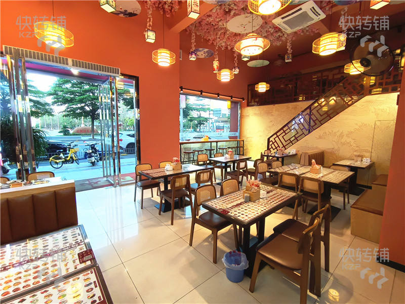 麻涌‘大步公園’對面餐飲店底價急轉【處住宅區、近紅綠燈、十字路口處，客流量車流量大】