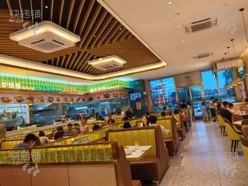 寮步萬潤廣場旁‘茶餐廳’轉讓【豪華裝修、周多個大型小區、購物廣場，人流量大】