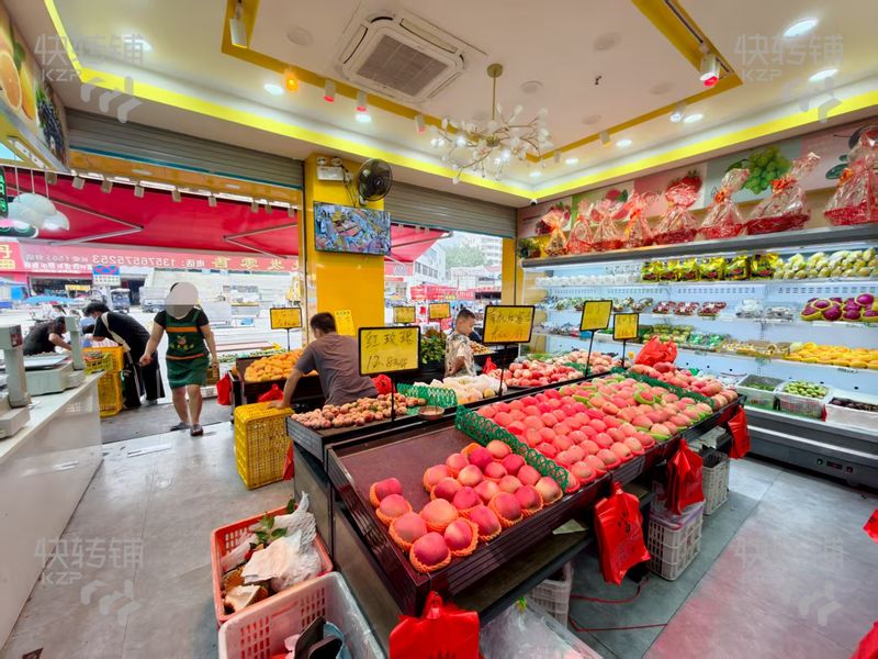 长安厦岗‘水果店’转让【处夜市一条街、挨着厦岗市场，厦岗小学、日营业额10000左右】