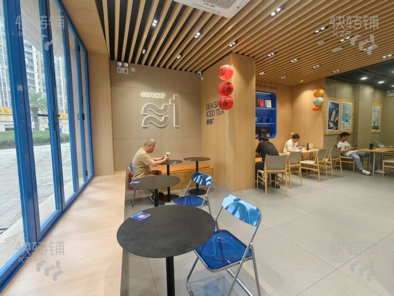 寮步‘萬科時富花園’初茶品牌店轉讓【萬人小區樓下、十字路口處、近豐泰城、外國語學校】