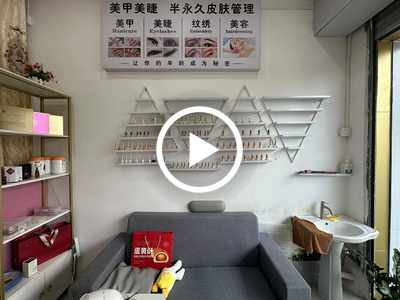 寮步鳧山夜市街臨街美容院轉讓【夜市步行街，人流量大，周圍住宅、工廠、加工廠密集，可空轉】