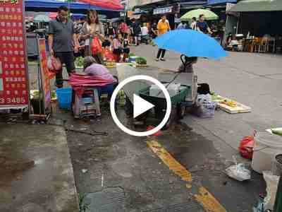 寮步“石步綜合市場云吞店”店轉讓【市場路口、住宅人口密集、車流量人流量大、學校】