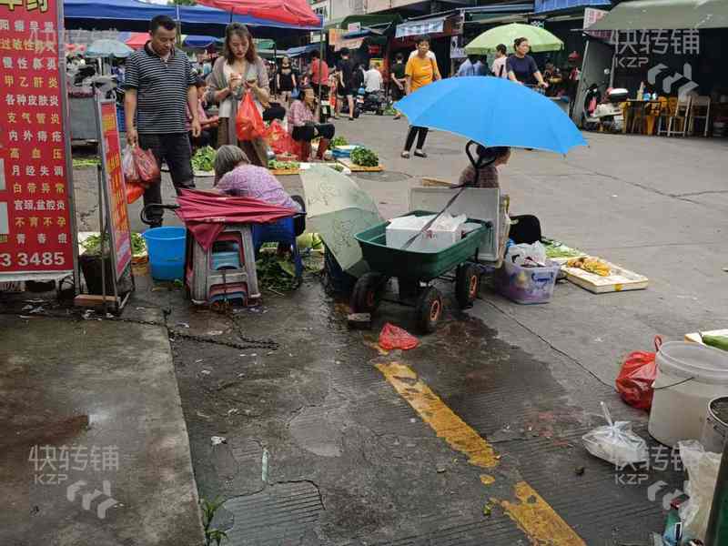 寮步“石步綜合市場云吞店”店轉讓【市場路口、住宅人口密集、車流量人流量大、學校】