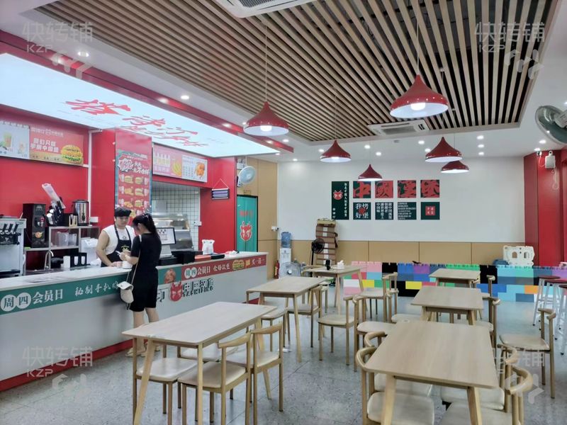 石排‘利豐城市花園’對面漢堡飲品店轉讓/可空轉【谷嚇花園旁、附近利豐廣場、超市、酒店、KTV娛樂】