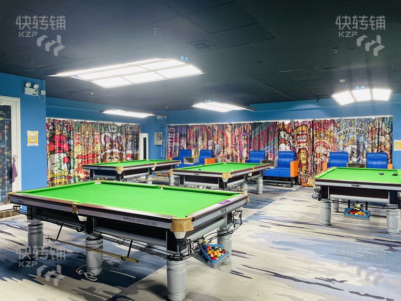 常平‘都市華府’臺球棋牌店轉(zhuǎn)讓【常平CBD商圈，三座富人小區(qū)圍繞，6張臺球桌，2個麻將房】