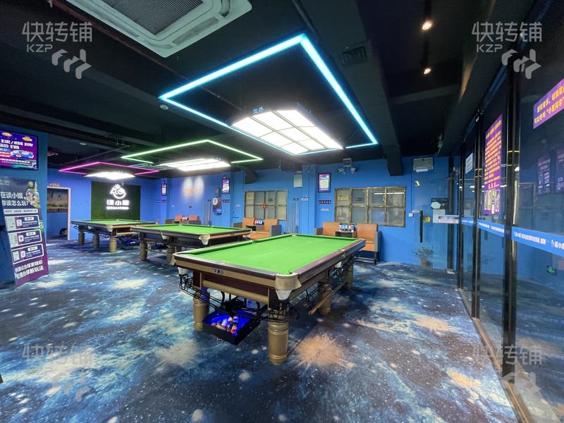 長安鎮“萬科廣場”24h自助臺球轉讓【內設桌球、棋牌，消費力強，可以拓展經營項目】