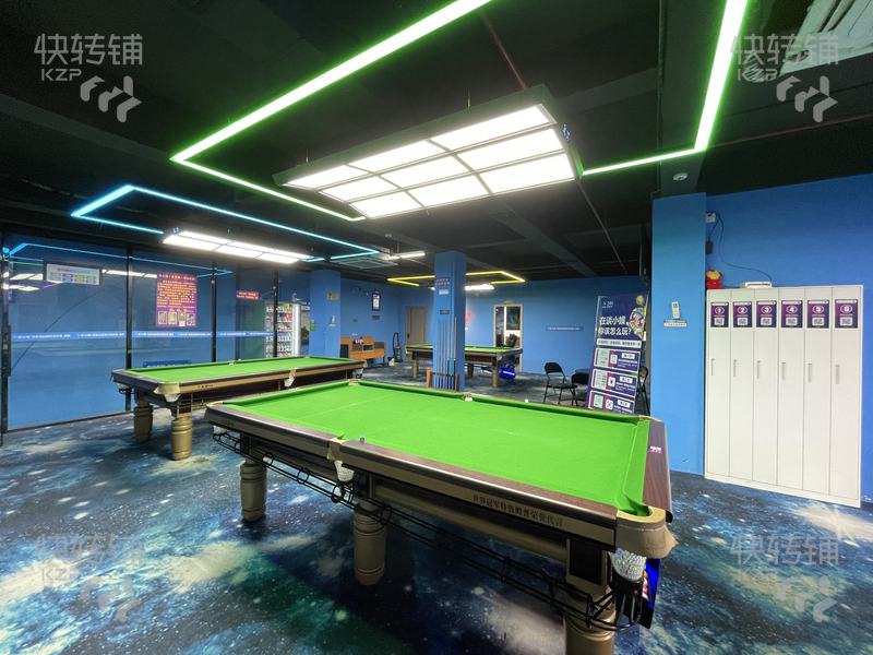 長安鎮“萬科廣場”24h自助臺球轉讓【內設桌球、棋牌，消費力強，可以拓展經營項目】