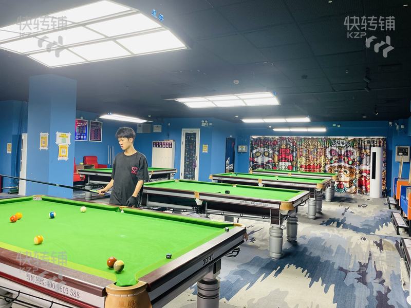 常平‘都市華府’臺球棋牌店轉(zhuǎn)讓【常平CBD商圈，三座富人小區(qū)圍繞，6張臺球桌，2個麻將房】
