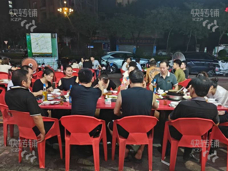 高埗政府旁夜宵店轉讓【十年老店，月營業額12萬+，數據真實可查，居民住宅密集，可外擺20-30桌】