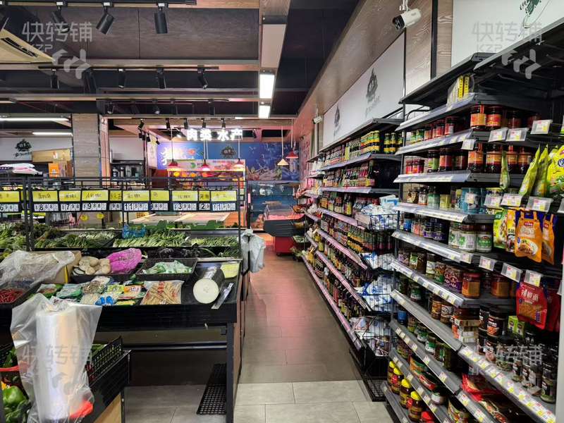 南城西平板嶺西路‘生鮮超市’轉讓【森林湖高端小區、出入口位置、UCC寫字樓、生意穩定、人流集中】