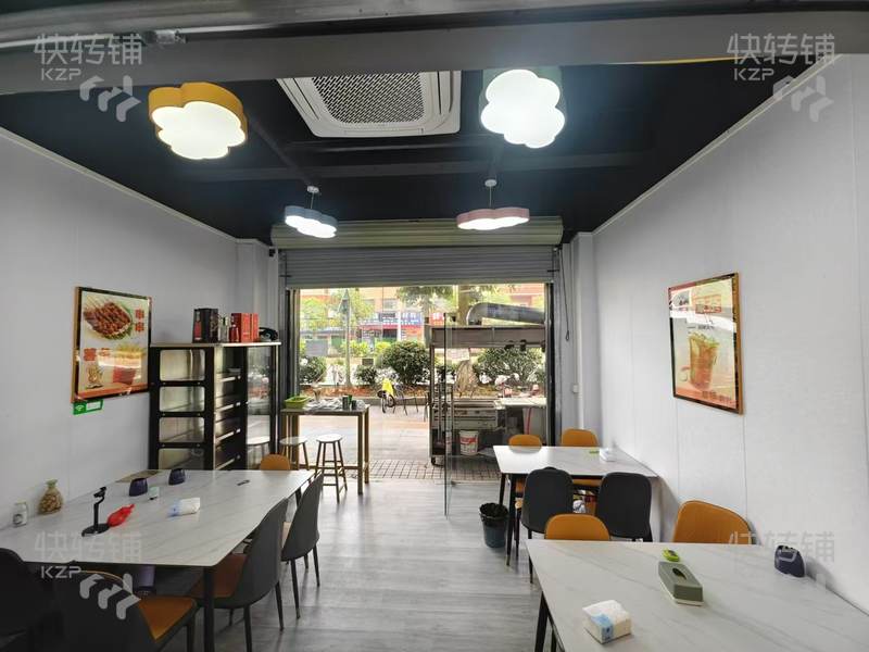 給錢就轉 謝崗‘泰園社區’飲品炸串小吃店轉讓 可空轉【緊挨公交站、銀行旁、多個工廠、餐飲美食集中】