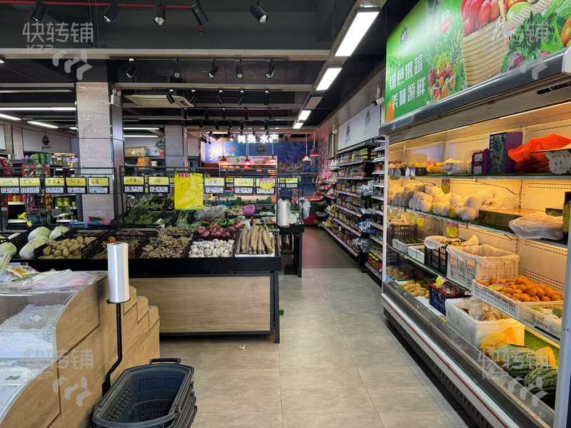 南城西平板嶺西路‘生鮮超市’轉讓【森林湖高端小區、出入口位置、UCC寫字樓、生意穩定、人流集中】