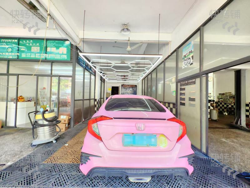 橫瀝‘東環路’汽修美容店轉讓【十幾年老店、客源穩定、停車位充足、二樓可以做飯住人】