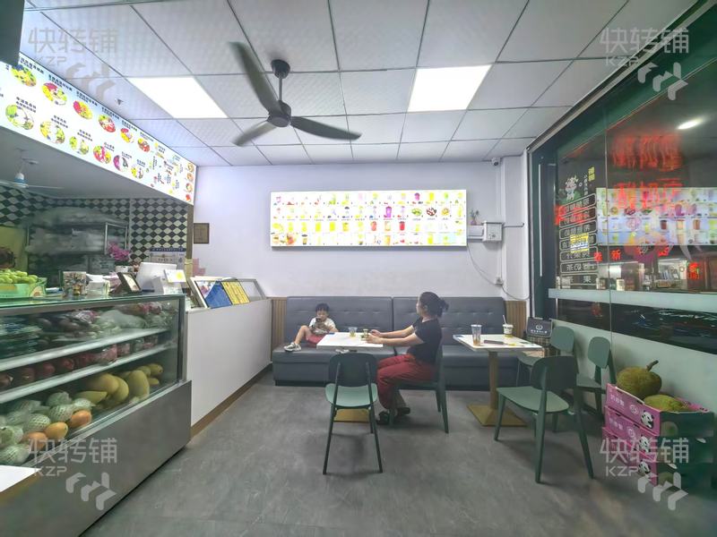 大嶺山‘新興路’酸奶飲品店轉讓【三岔路口、轉角雙門面、美食街地段、住宅公寓密集、近大嶺山公園、凱東新城】