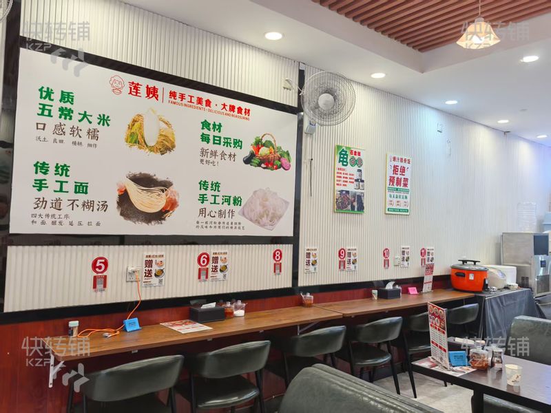厚街珊美大道‘快餐店’低价急转【经营多年、旁边康乐南路、对面小区正门、周边住宅楼集中】