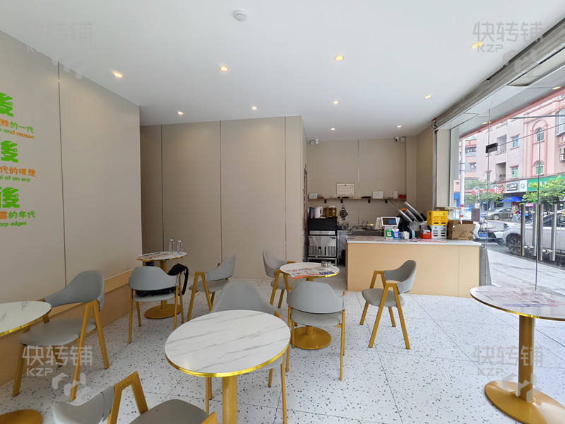 东坑转角位‘饮品汉堡炸鸡店’转让【隔壁是创鑫购物广场、工厂多、下午茶订单多、有摆区】