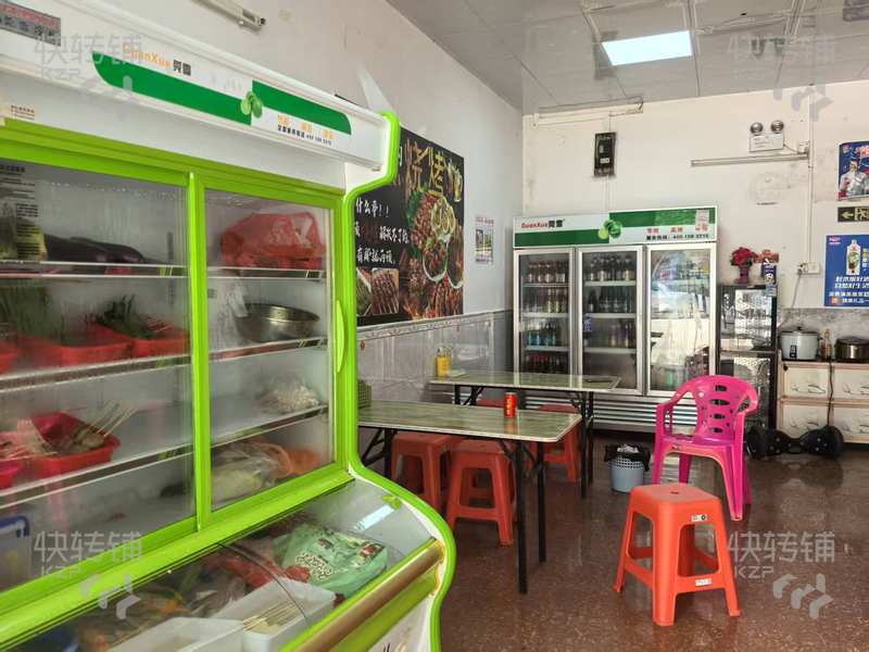 橋頭“嶺頭廣場”燒烤店轉讓【雙面門，全新裝修，樓上公寓住宅，消費集中，合適各種餐飲項目】