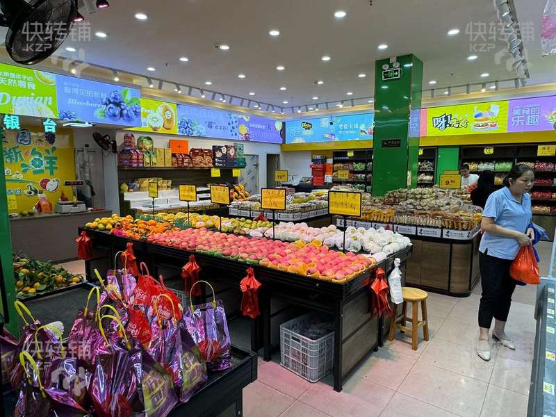 塘廈‘石潭埔’水果店轉讓/可空鋪【盈利中、雙門面、營業額6-8000+、帶冷庫、工廠公寓住宅環繞】