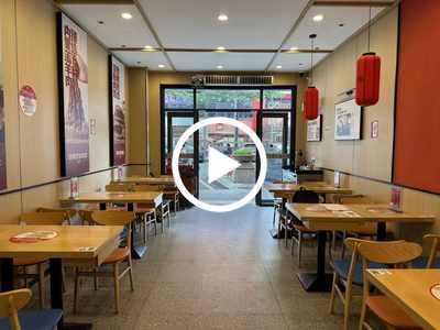 厚街漢邦廣場對面‘加盟餐飲店’轉讓【轉角位、商業街、學校、住宅樓集中、全新裝修】