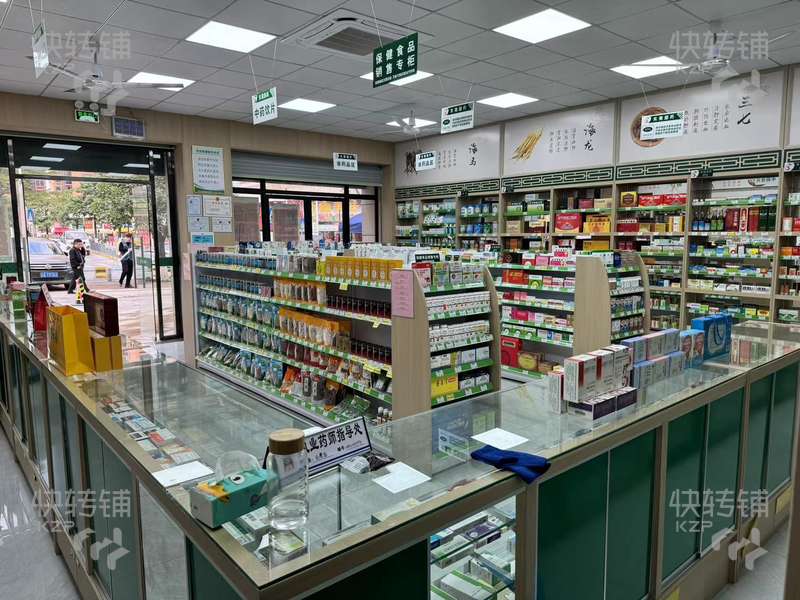 塘廈奧園譽峰小區藥店轉讓【雙門面，牌證齊全，周邊全是住宅高端小區，消費水平高】可空轉