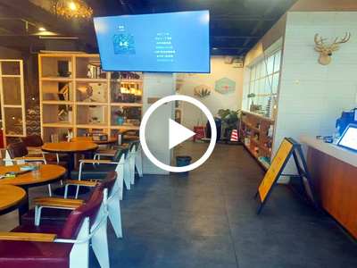 常平天鵝湖加盟咖啡店轉讓【毗鄰三叉路口，周邊有多個小區、夜市街，天鵝湖廣場、酒吧集中】