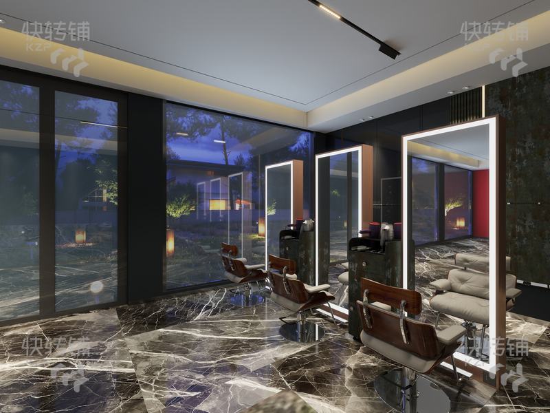 松山湖‘樂創港大廈’頭療會所轉讓【挨著萬象匯，翠瓏灣小區，電梯口旁，帶6個房間！】