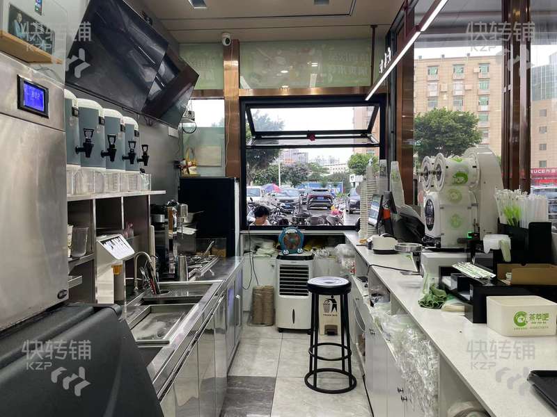 急轉，虎門連升路九龍購物廣場（茶萃吧）轉讓【超市出入口、工業(yè)住宅區(qū)集中、人流量大，可做其他行業(yè)，可外擺】