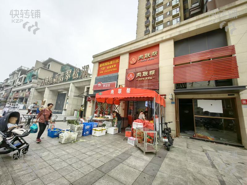 寮步萬科東新翡翠松湖’空鋪‘招租【小區大門口、停車場出入口、0轉讓費、直接交租進場】