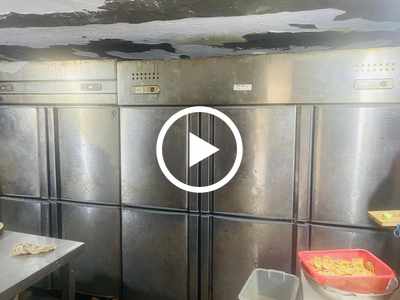 塘廈木桶飯餐飲店鋪轉讓【雙門面、十余年老店，工業區臨街，多個車位，可外擺】