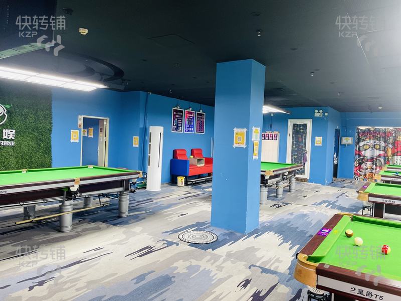 常平‘都市華府’臺球棋牌店轉(zhuǎn)讓【常平CBD商圈，三座富人小區(qū)圍繞，6張臺球桌，2個麻將房】