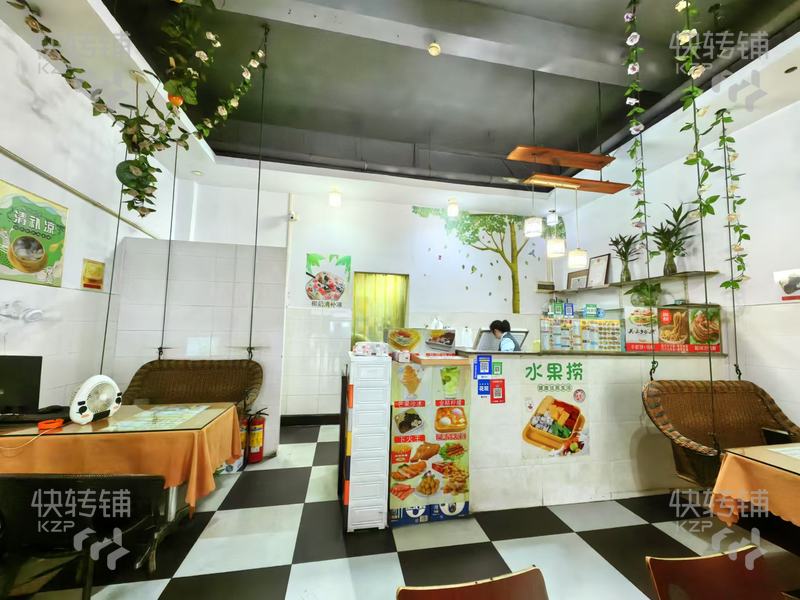 大朗‘水口市場’奶茶店+樓上出租房，整幢轉讓【樓上收租可抵夠店租，對面超市，美食街、后面市場，可做24小時】