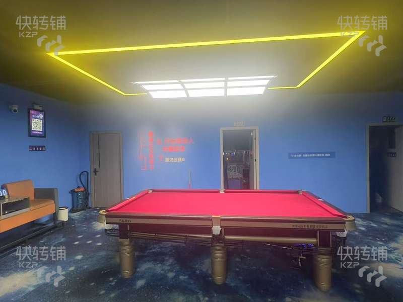 長安鎮“萬科廣場”24h自助臺球轉讓【內設桌球、棋牌，消費力強，可以拓展經營項目】