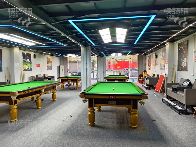 中堂斗朗臺球棋牌轉讓【后面斗朗新村市場、前面富盈公館、公交站后、月租金便宜】