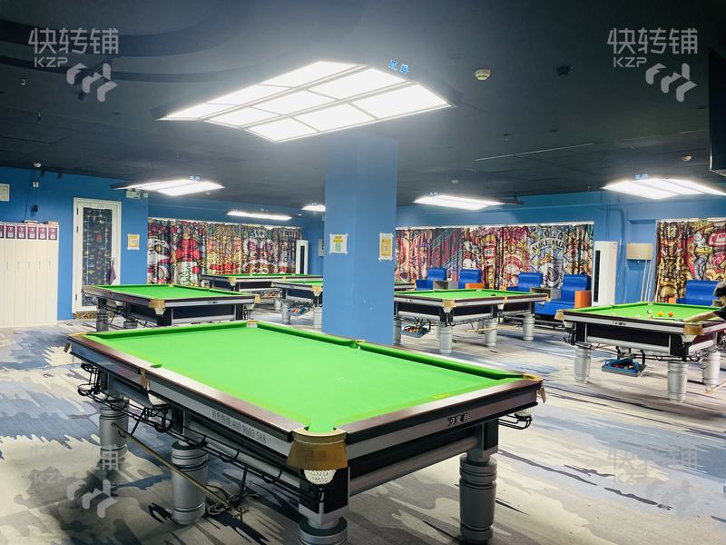 常平‘都市華府’臺球棋牌店轉(zhuǎn)讓【常平CBD商圈，三座富人小區(qū)圍繞，6張臺球桌，2個麻將房】
