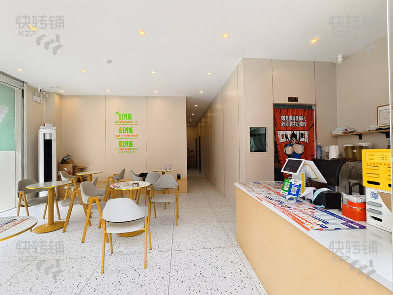东坑转角位‘饮品汉堡炸鸡店’转让【隔壁是创鑫购物广场、工厂多、下午茶订单多、有摆区】