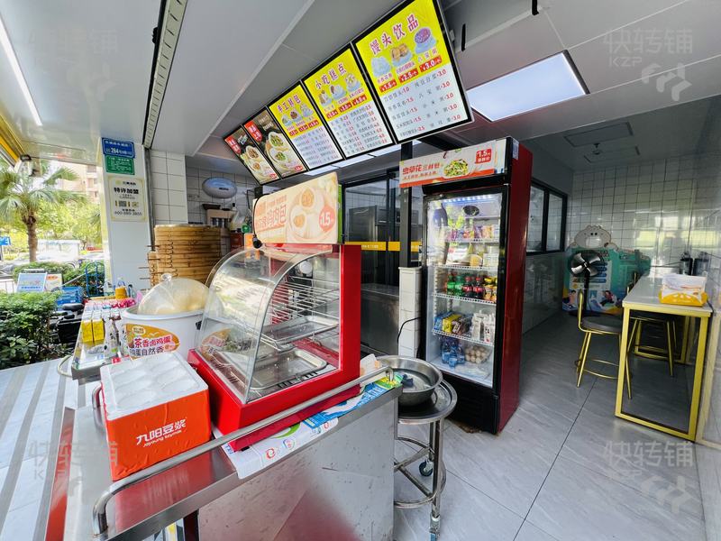 東城中心‘涌翠庭’早餐店轉(zhuǎn)讓/可空轉(zhuǎn)【小區(qū)出入口鋪面、近第五小學(xué)、萬里挑一、競爭小，適合做各行各業(yè)】