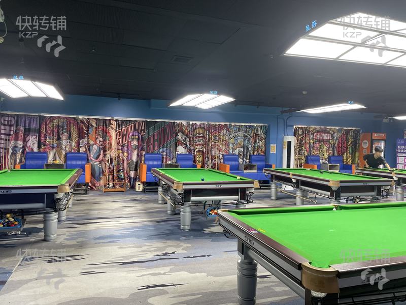 常平‘都市華府’臺球棋牌店轉(zhuǎn)讓【常平CBD商圈，三座富人小區(qū)圍繞，6張臺球桌，2個麻將房】