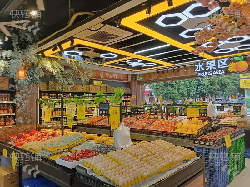 樟木頭“豪翠街”生鮮超市轉讓【靠近樟木頭站，四個門面，附近住宅公寓密集，人流量大，營業額6000+，節假日更多】