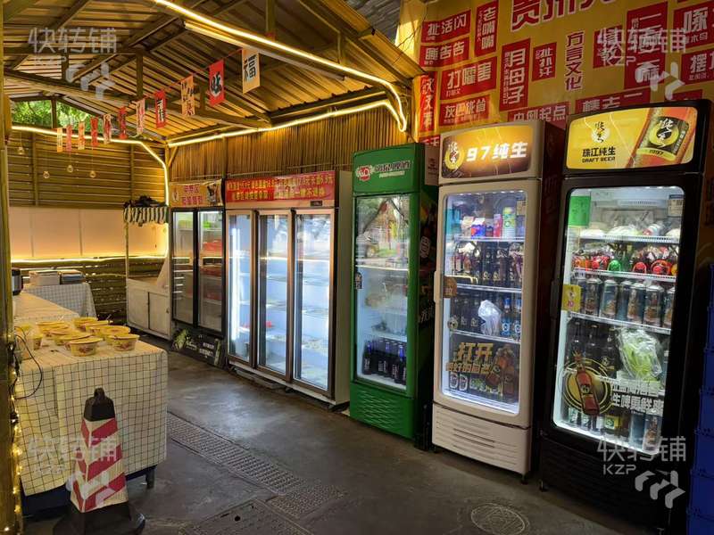 樟木頭南城路地攤火鍋夜宵店轉讓【周邊小區住宅，工廠，辦公，學校為一體成熟商圈，夜宵一條街，外擺空間大】